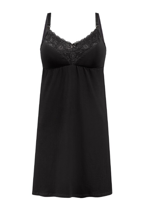 TEYLI Nightgown in Black