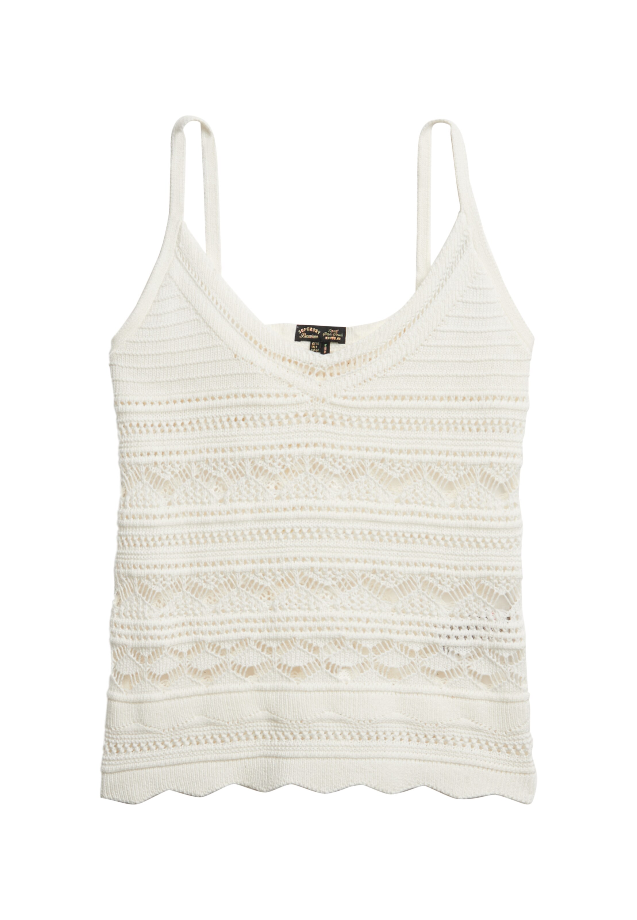 Haut Superdry en blanc : devant