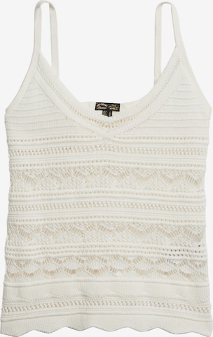 Superdry Top in Wit: voorkant