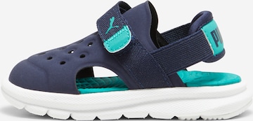 Claquettes / Tongs 'Evolve' PUMA en bleu : devant