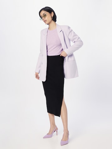 Pure Cashmere NYC - Jersey 'Classic' en lila