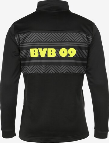 PUMA Sportsweatshirt 'Borussia Dortmund Prematch' in Schwarz