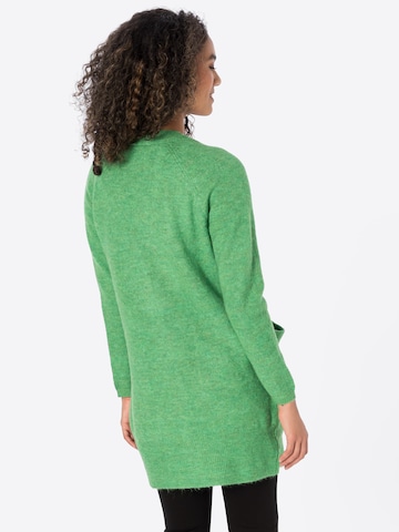 ICHI Плетена жилетка в зелено