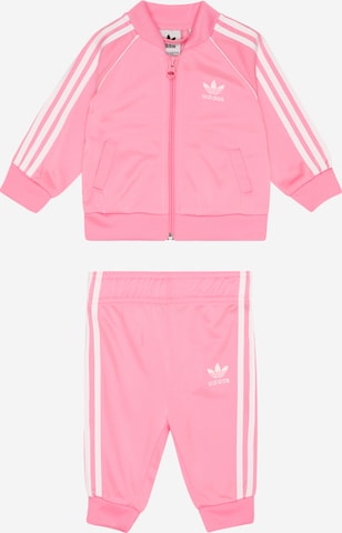 Survêtement 'Adicolor' ADIDAS ORIGINALS en rose : devant