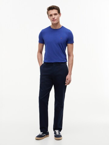 TOMMY HILFIGER Slim fit Μπλουζάκι σε μπλε