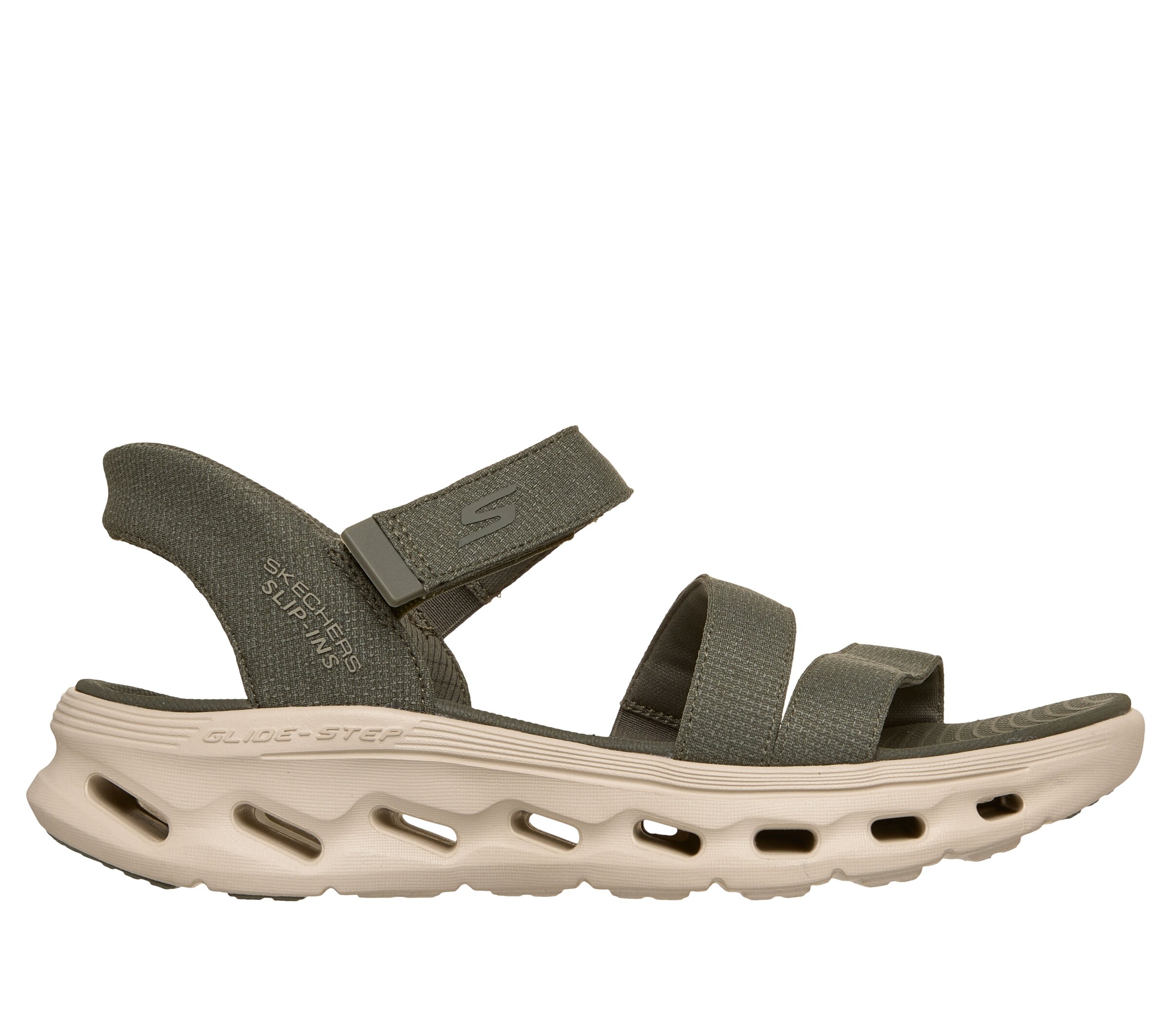 SKECHERS Sandale in Grün