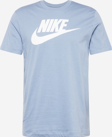 Nike Sportswear Regular fit Shirt in Blauw: voorkant