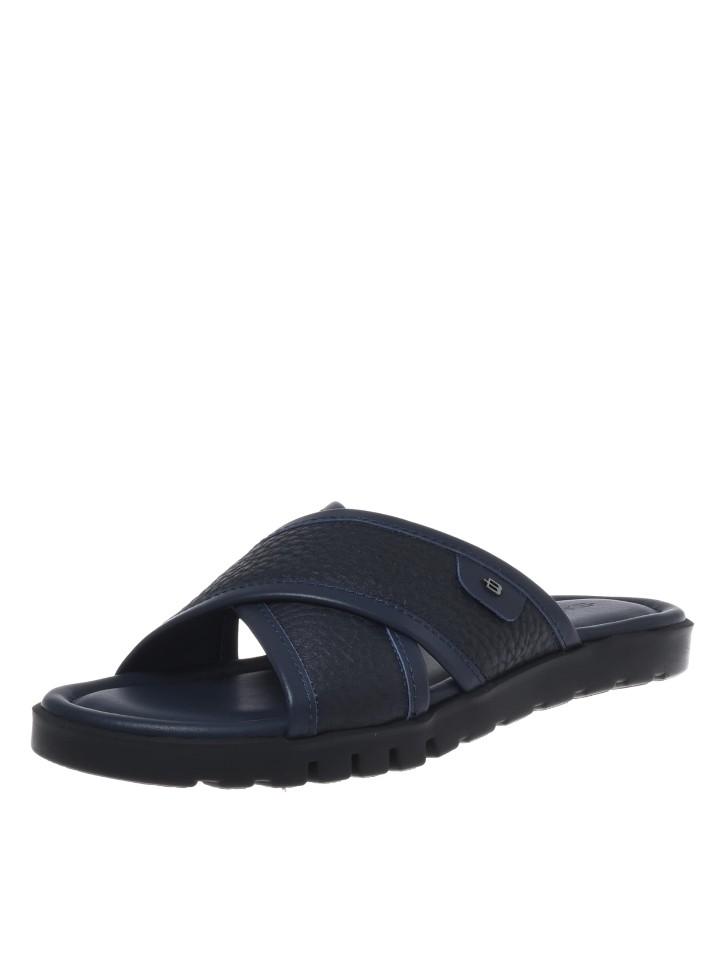 BALDININI Mule in Blue: front