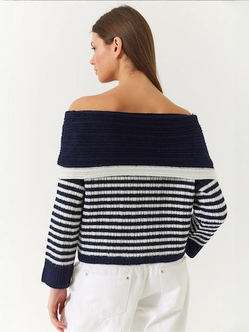 Pull-over Bianco Lucci en bleu