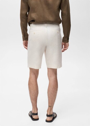 MANGO MAN Slimfit Shorts 'Carp' in Weiß