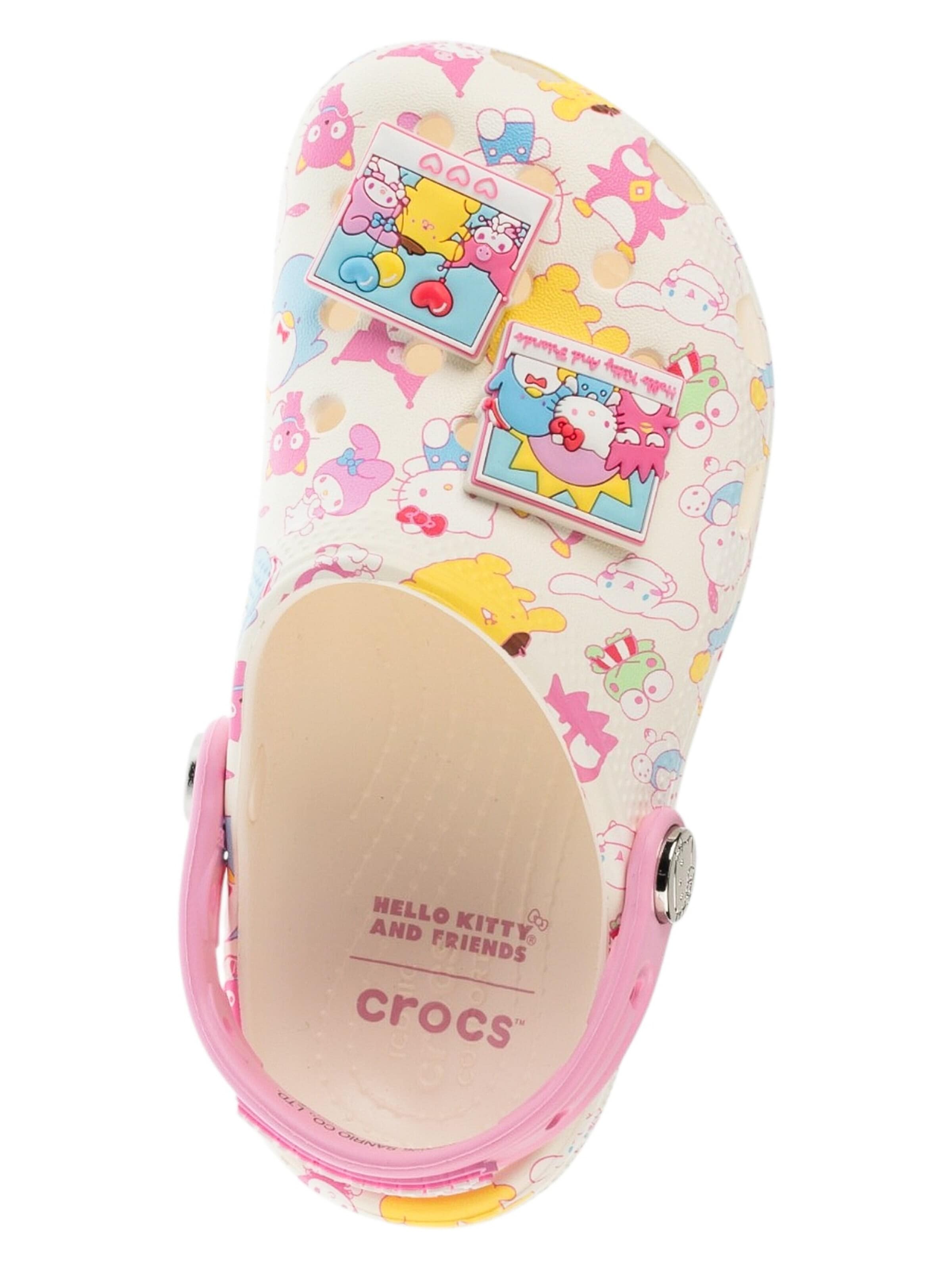 Crocs Sandale 'Classic Hello Kitty Clog K'‌‌‌‌‌ in Weiß