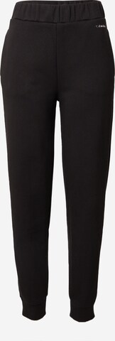 Calvin Klein Tapered Broek in Zwart: voorkant