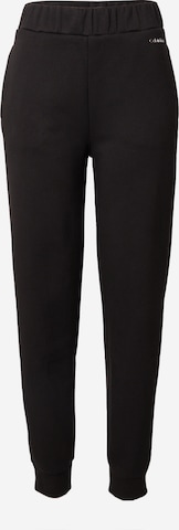 Calvin Klein Дънки Tapered Leg Панталон в черно: отпред