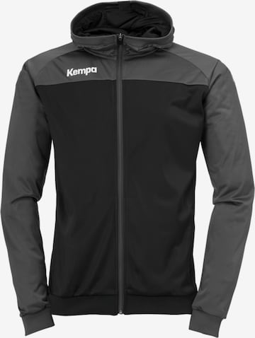 KEMPA Athletic Jacket in Black: front