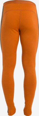 ICEBREAKER Skinny Sporthose in Orange