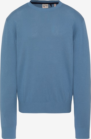 Pull-over Schott NYC en bleu : devant