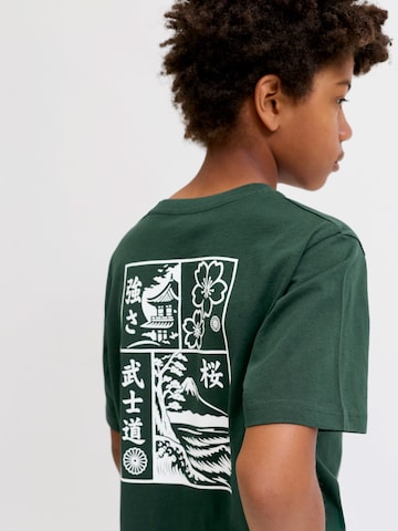 Jack & Jones Junior Paita 'JJDYLAN' värissä vihreä