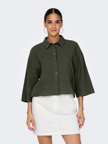 JDY Blouse 'JDYTHEIS' in Green: front