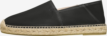 Henry Stevens Espadrilles 'Taylor EP' in Zwart