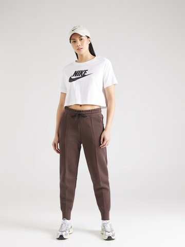 Nike Sportswear Дънки Tapered Leg Панталон в кафяво