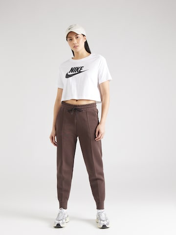 Effilé Pantalon Nike Sportswear en marron