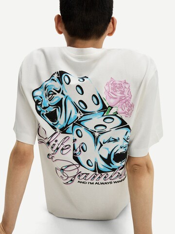 Bershka Shirt in White