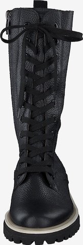 Paul Green Lace-Up Ankle Boots 'Cervo' in Black