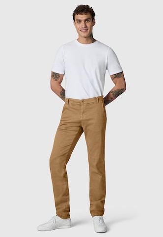 Coupe slim Pantalon chino 'Solon' Peak Time en marron