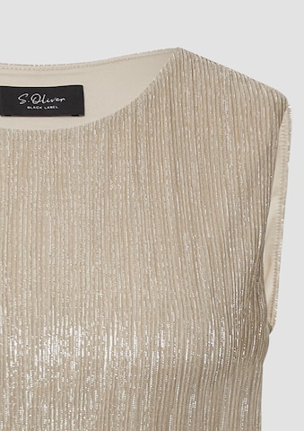 s.Oliver BLACK LABEL Top in Beige