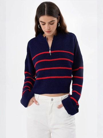 Hiccup Sweter 'Pullover' w kolorze niebieski: przód
