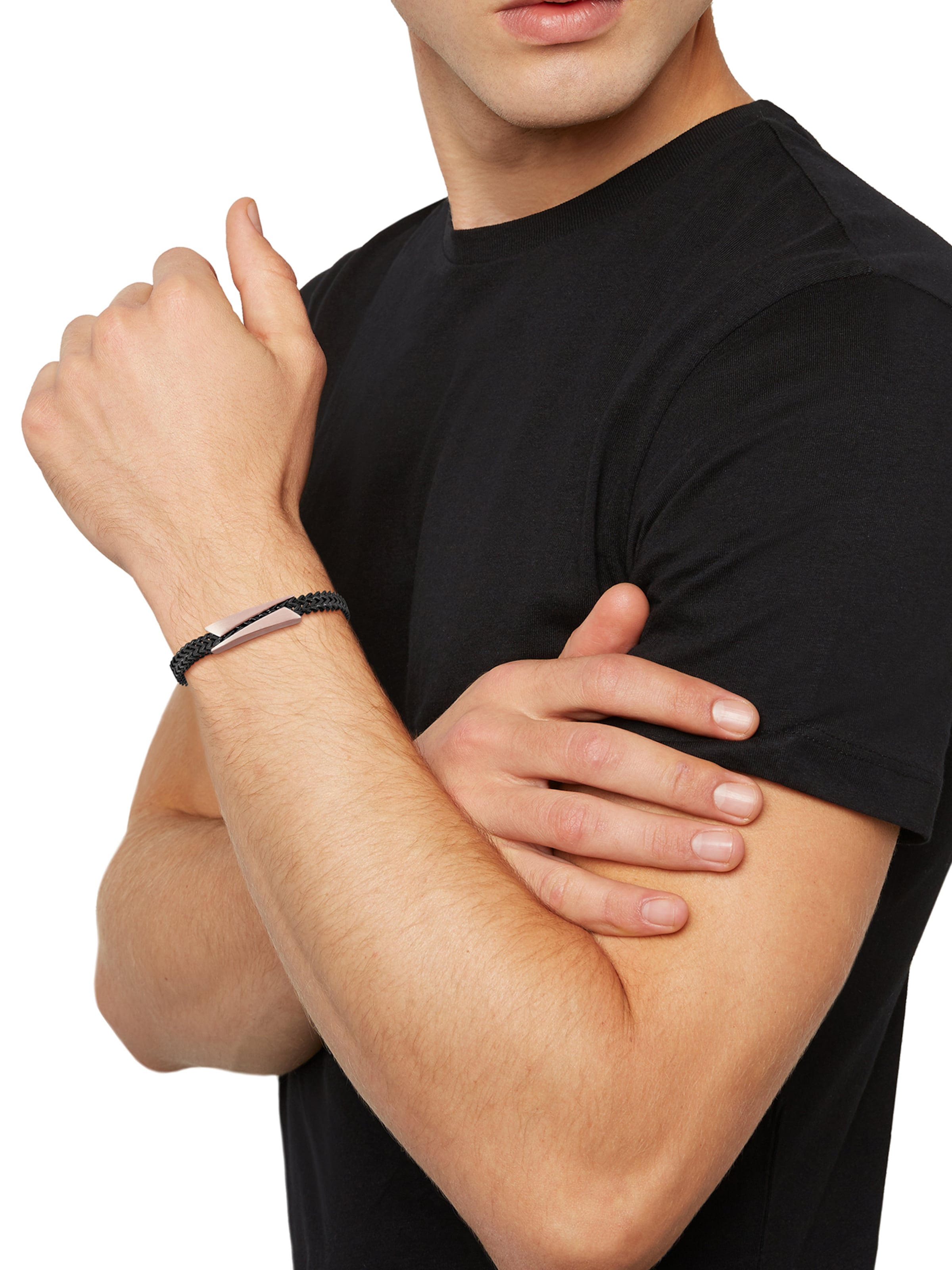 Braccialetto di Breil in oro: frontale