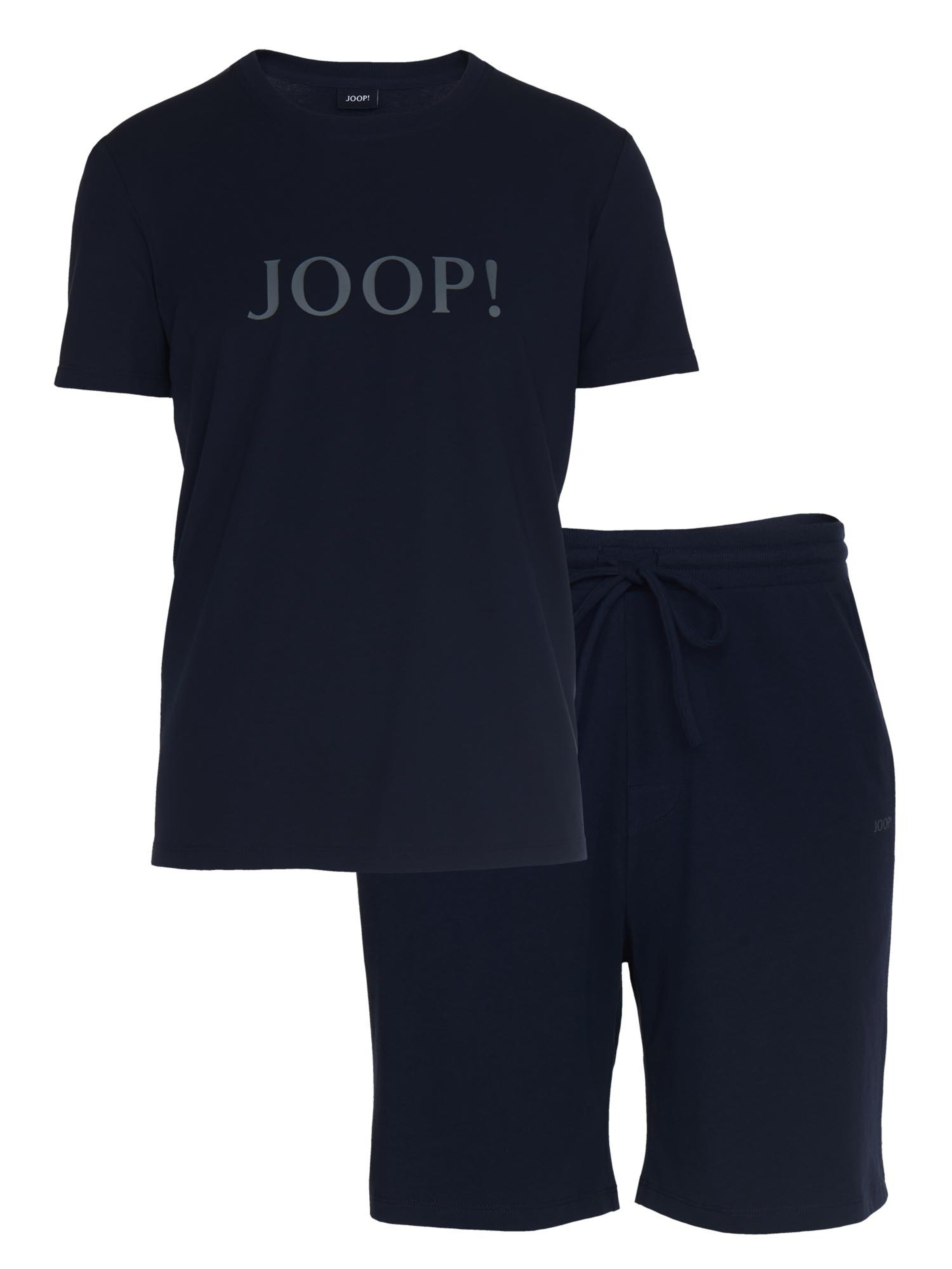 JOOP! Pajama short 'Comfort' in Blue: front