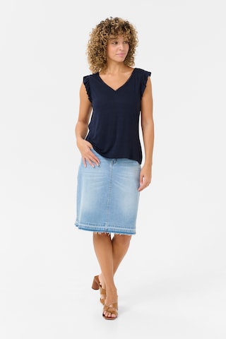 Cream Shirt 'CRLuna' in Blue
