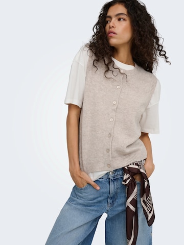 ONLY - Chaleco de punto 'ONLOLIVIA' en beige