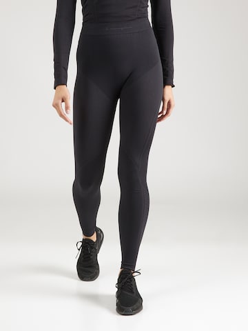 Skinny Pantalon de sport Champion Authentic Athletic Apparel en noir : devant