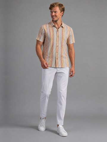 Laurent Vergne Slim fit Overhemd 'Marrakesh Shirt' in Gemengde kleuren: voorkant