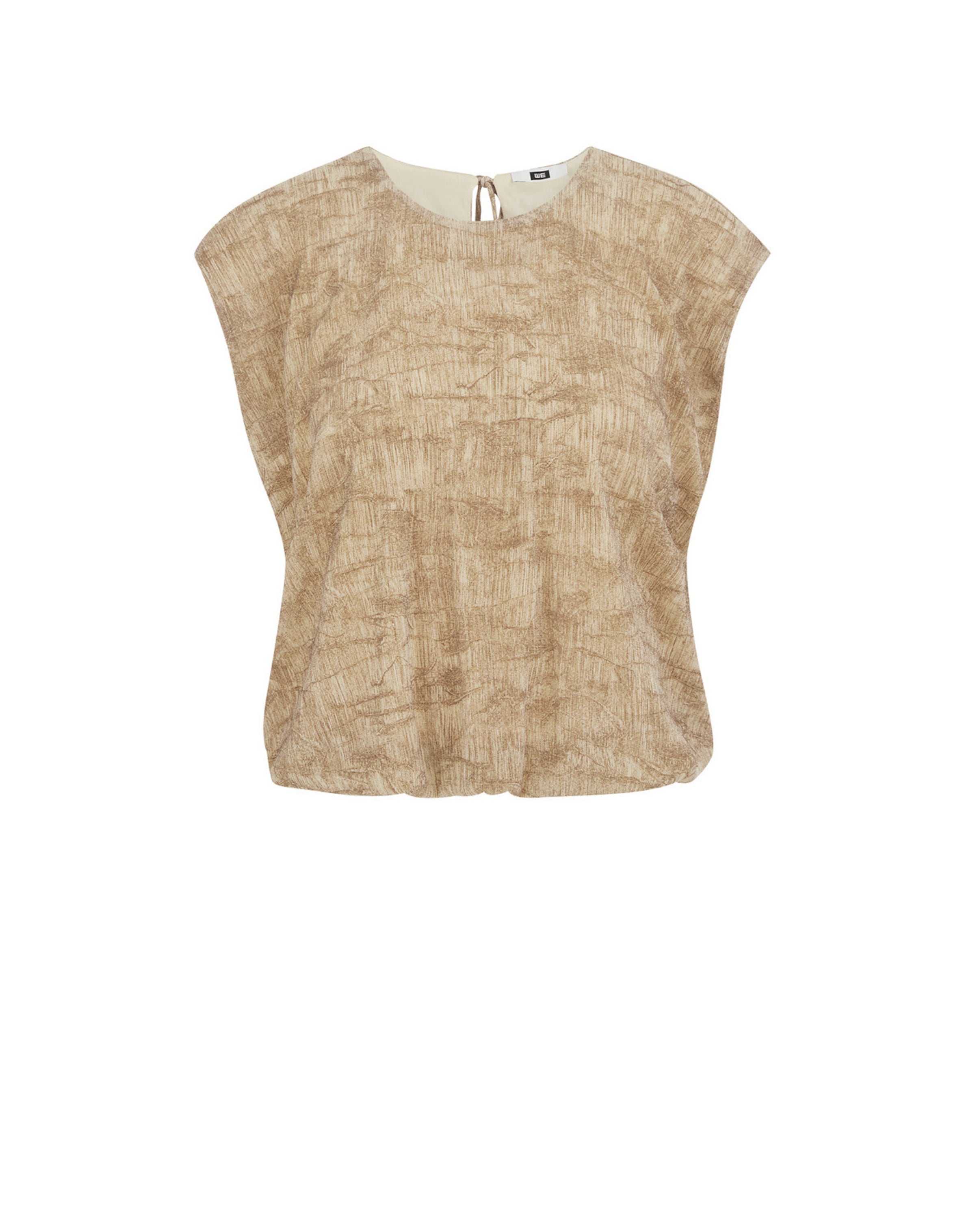 WE Fashion Top in Beige: voorkant