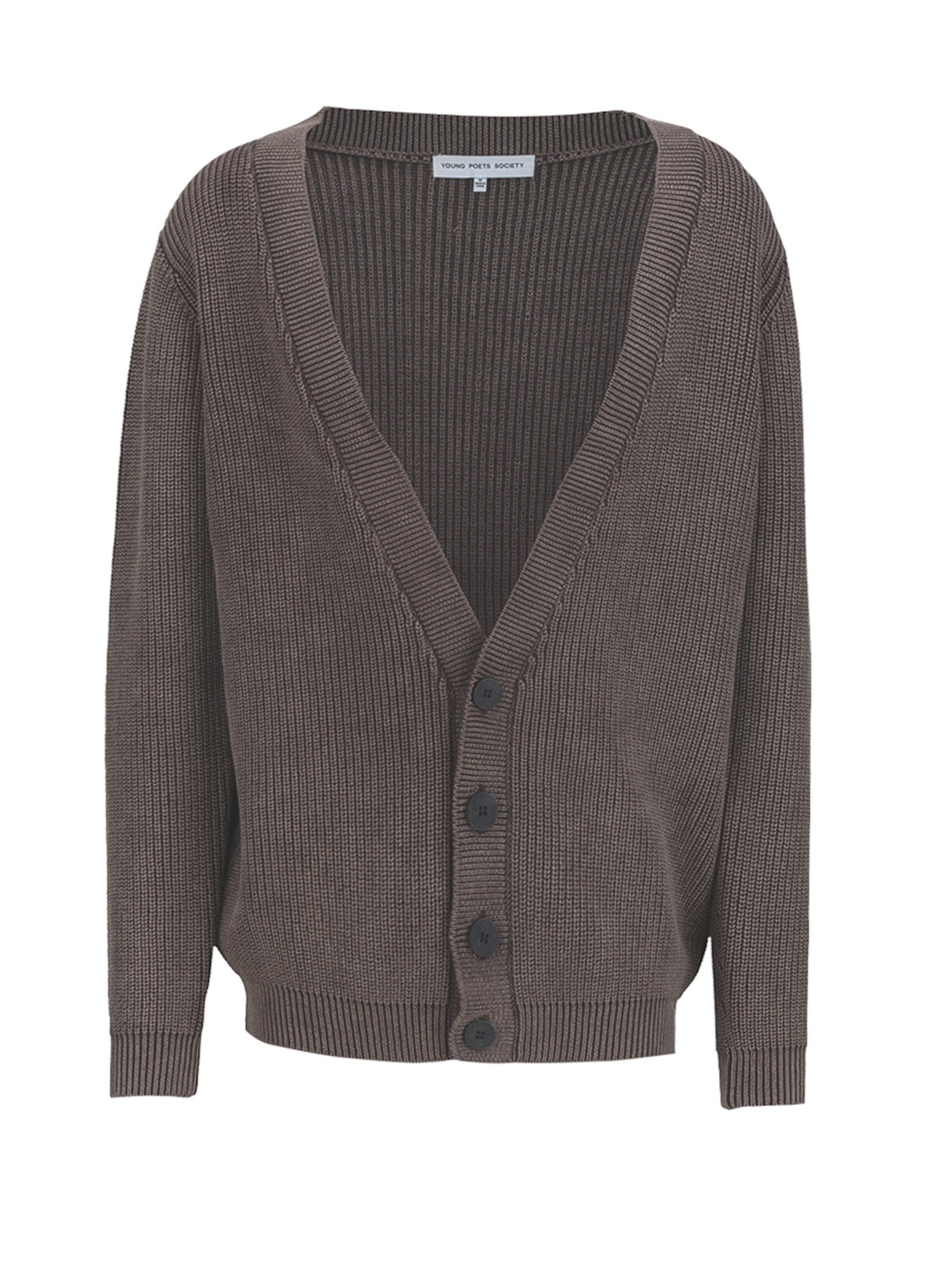 Männer Pullover & Strick Young Poets Society Strickjacke 'Janny' in Dunkelbraun - PJ45116 Männer Pullover & Strick Young Poets Society Strickjacke 'Janny' in Dunkelbraun - PJ45116