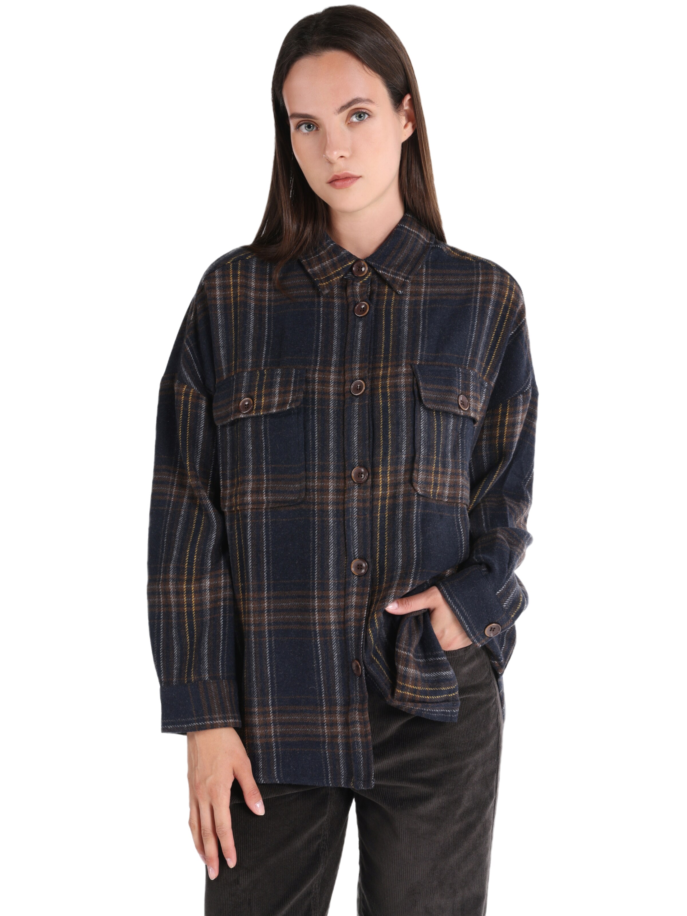 Chemisier Colin's en bleu : devant