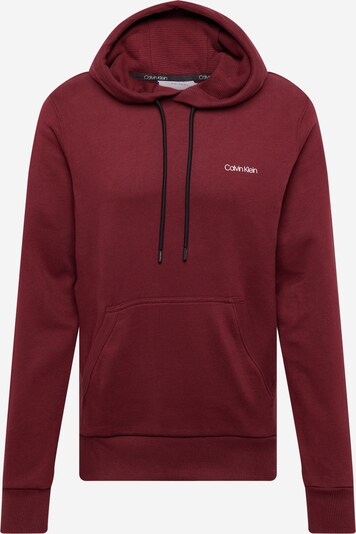 Calvin Klein Sweatshirt in de kleur Wijnrood / Zwart / Wit, Productweergave
