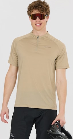 T-Shirt fonctionnel 'Crow M Melange Cycling/MTB SS Shirt' ENDURANCE en vert : devant