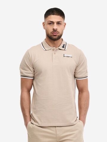 LONSDALE Poloshirt in Beige: Vorderseite