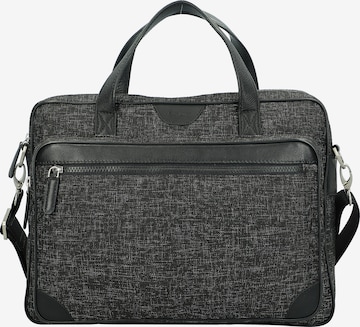 Borsa portadocumenti di Esquire in nero: frontale