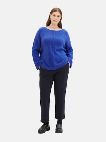 Tom Tailor Women + Sweater in Blue: front