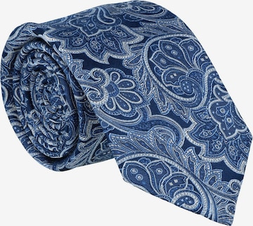WILLEN Tie 'Marine Paisley' in Blue: front