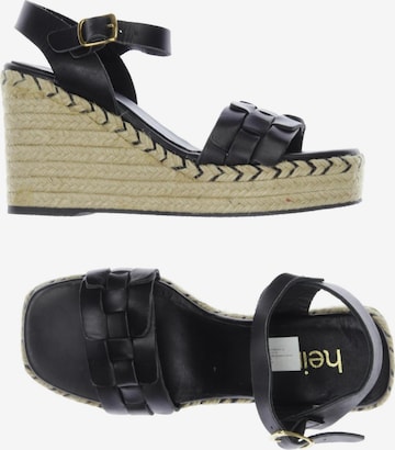 heine Sandals & High-Heeled Sandals in 38 in Black: front