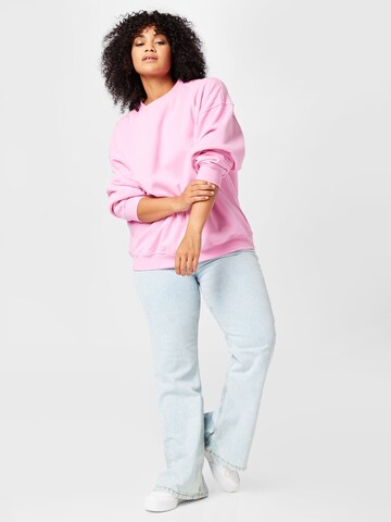Cotton On Curve Sweatshirt in Pink