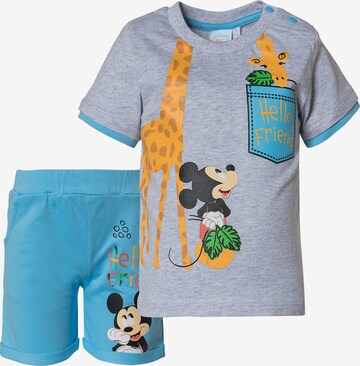 Disney Mickey Mouse & friends Set T-Shirt und Hose in Blau: predná strana