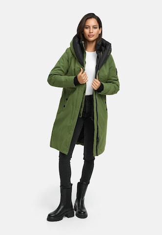 Manteau d’hiver NAVAHOO en vert : devant