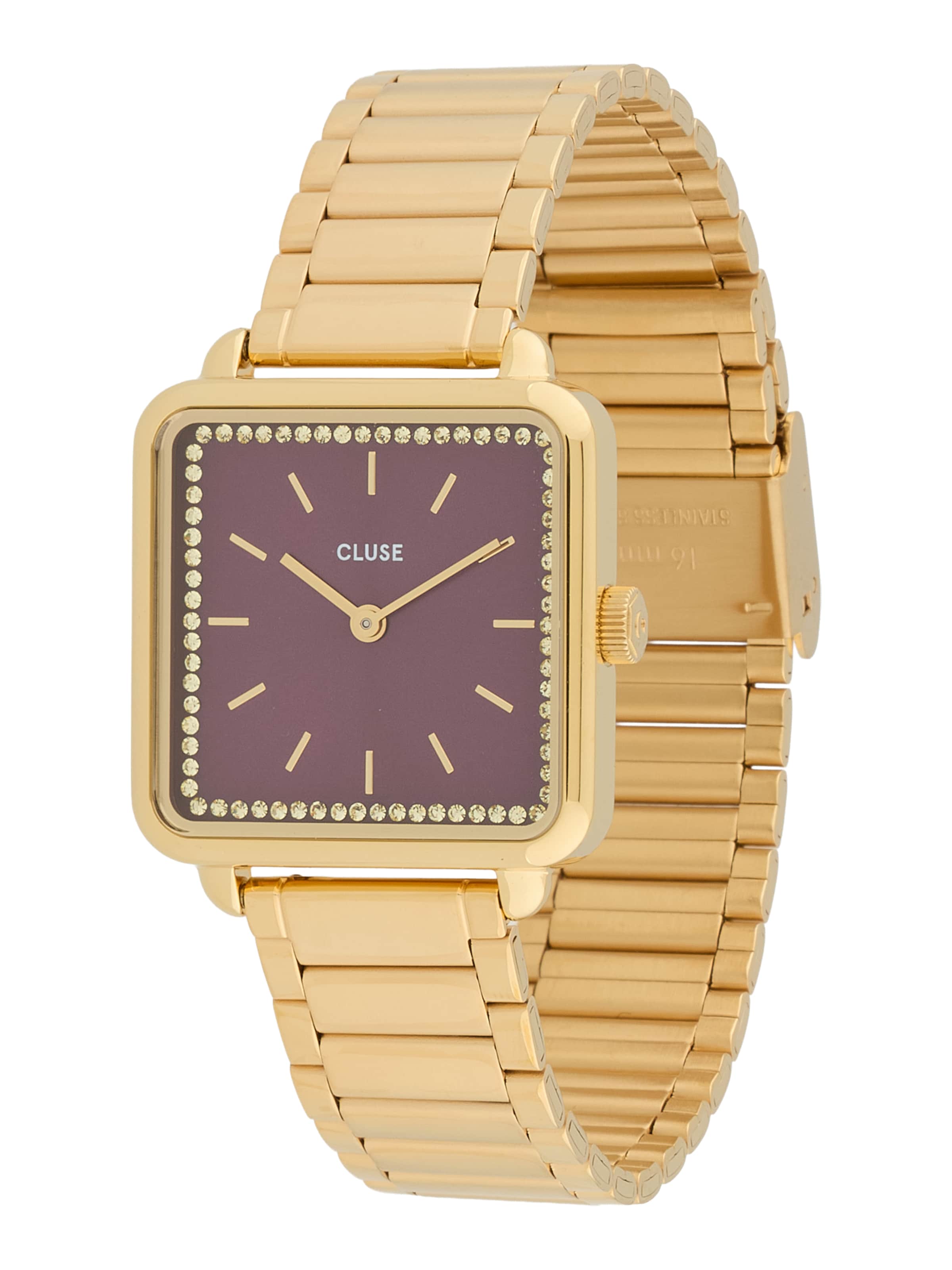 CLUSE Analoogkell, värv punane: eest vaates